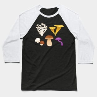 Mushrooms Collection Baseball T-Shirt